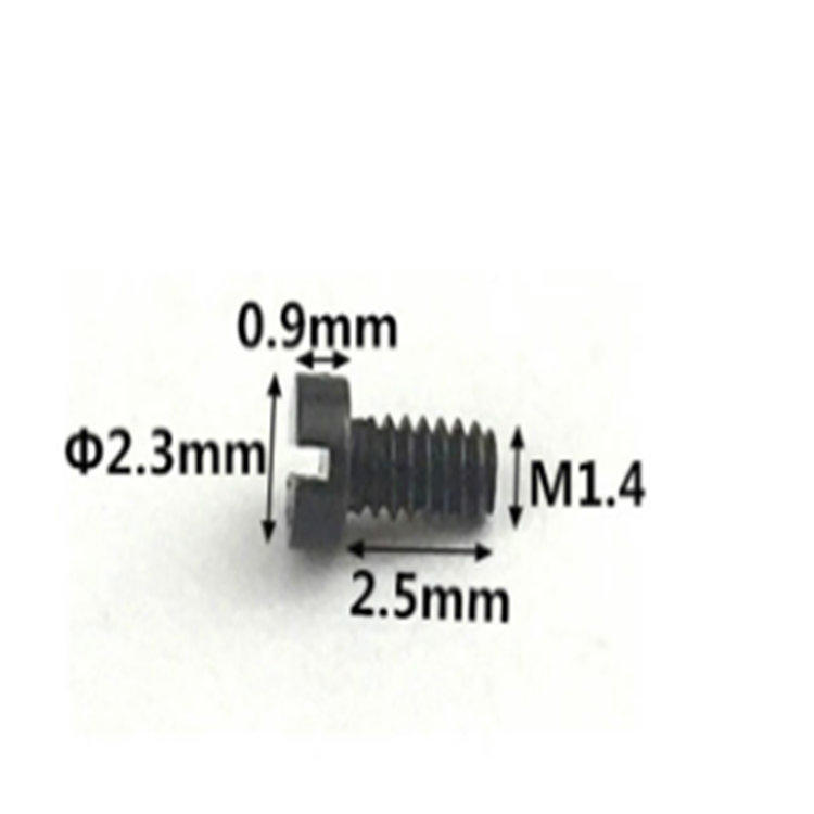 M1.4 vite in titanio mini micro da 1,5 mm di piccole dimensioni per occhiali