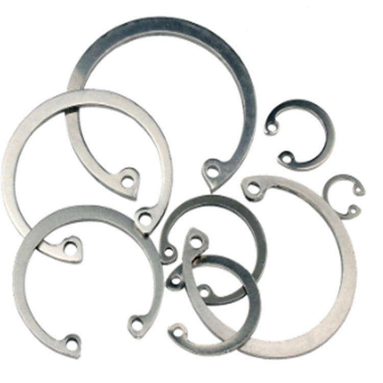 Anelli elastici per anelli di ritegno con rondella di ritegno DIN471