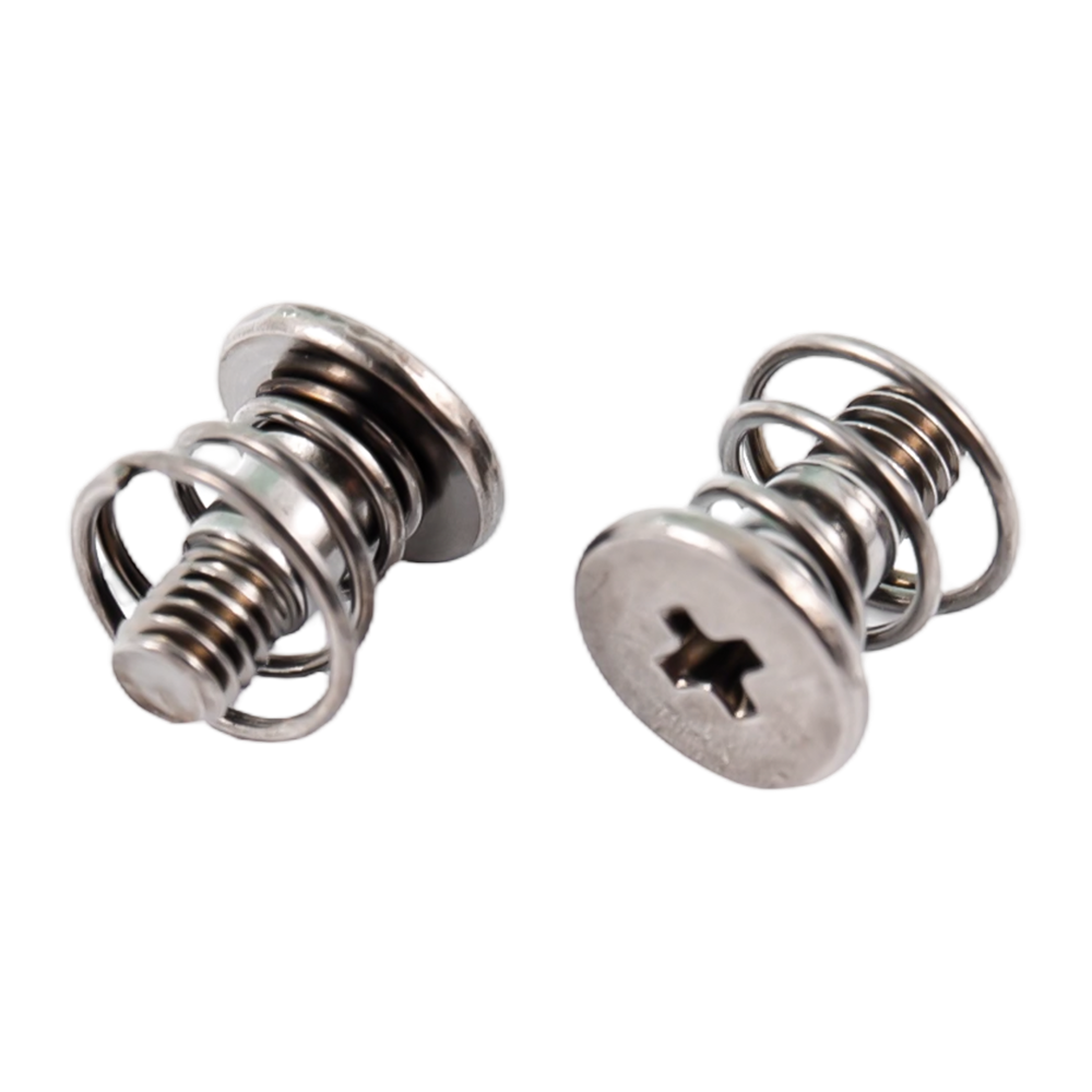 Viti imperdibili per pannelli in acciaio inox a testa piatta personalizzate con molla Viti imperdibili per pannelli in acciaio inox a testa piatta personalizzate con molla