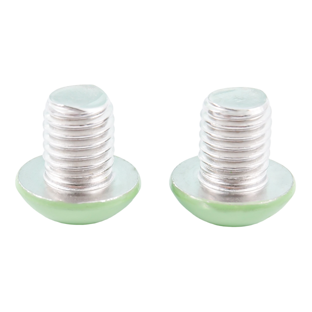 Viti in acciaio inossidabile con filettatura a macchina con testa a bottone con verniciatura verde personalizzata Viti in acciaio inossidabile con filettatura a macchina con testa a bottone con verniciatura verde personalizzata