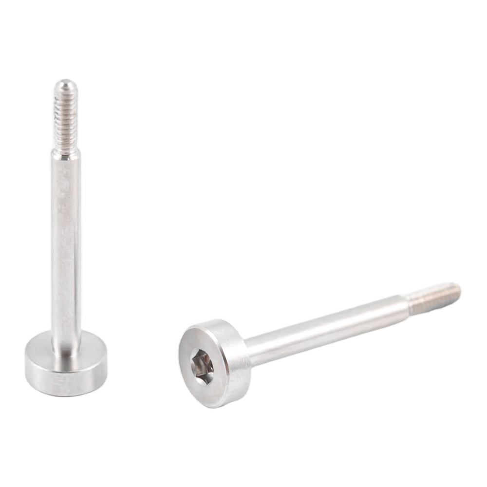 Viti a spallamento in acciaio inox con testa a tazza bassa personalizzate Viti a spallamento in acciaio inox con testa a tazza bassa personalizzate