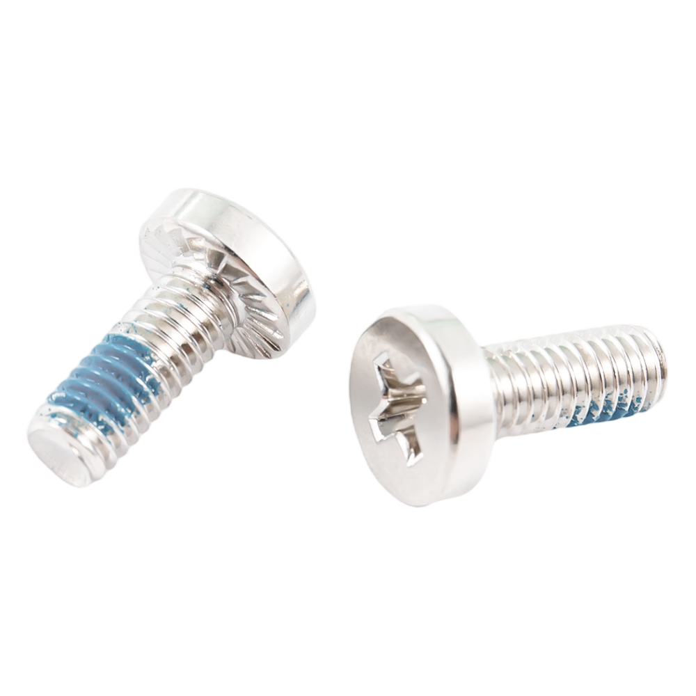 Viti in acciaio inox a testa piatta tutto filetto con toppa in nylon Viti in acciaio inox a testa piatta tutto filetto con toppa in nylon