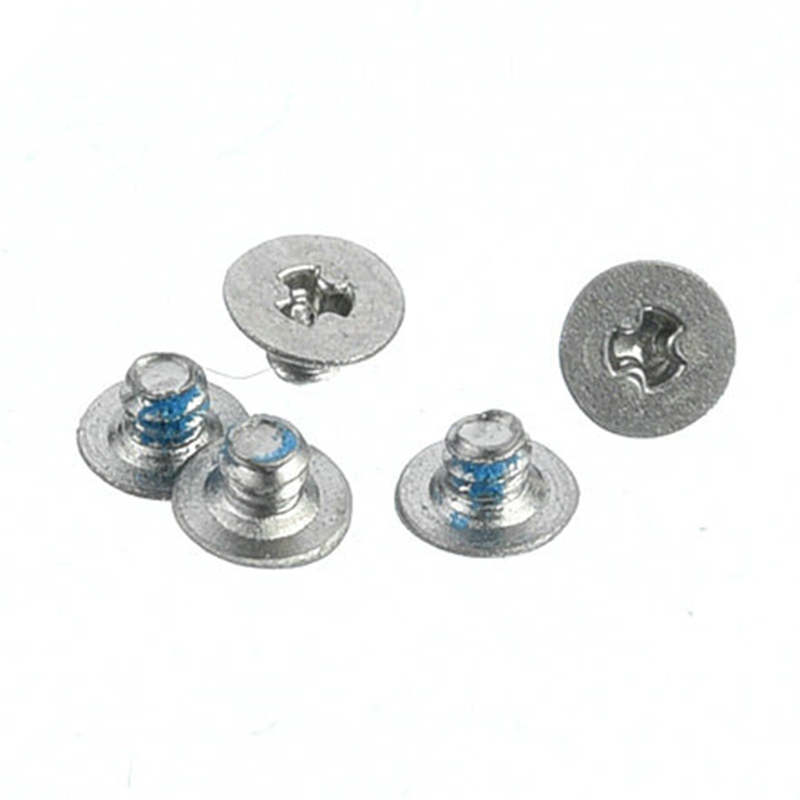 Vite a Y a testa piatta in acciaio inossidabile M0.8 con toppa in nylon Vite a Y a testa piatta in acciaio inossidabile M0.8 con toppa in nylon