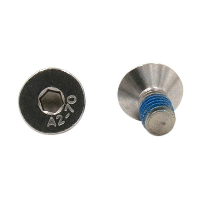 Viti di bloccaggio micro mini a testa svasata A2-70 con cava esagonale