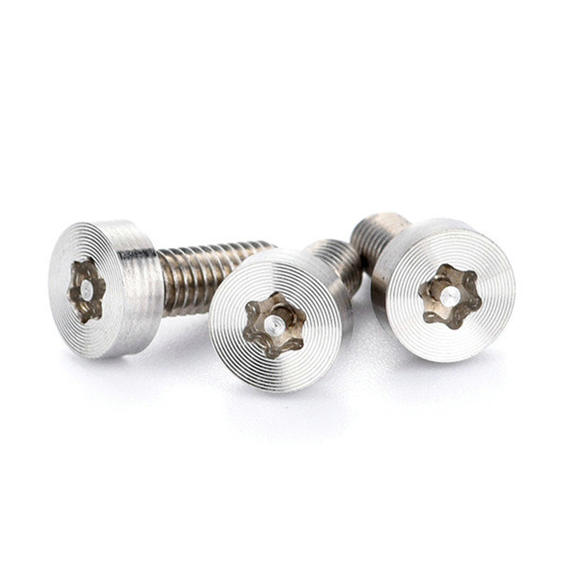 Vite torx con testa a tazza spazzolata satinata in acciaio inossidabile di nuovo design Vite torx con testa a tazza spazzolata satinata in acciaio inossidabile di nuovo design