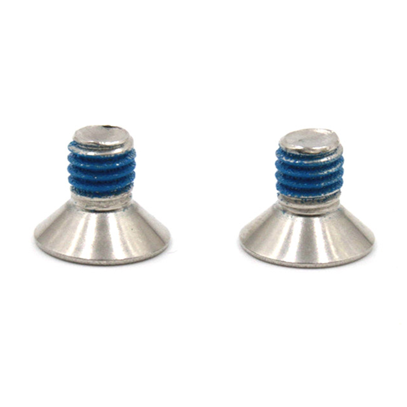 Micro mini viti a testa svasata di vendita calda con toppa in nylon Micro mini viti a testa svasata di vendita calda con toppa in nylon