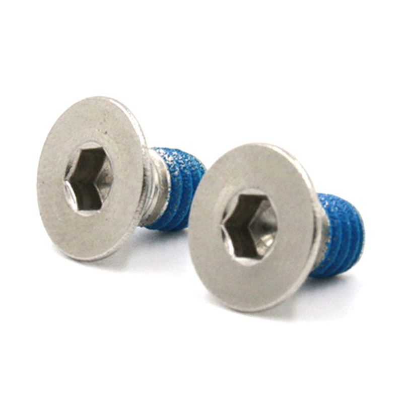 Micro mini viti a testa svasata di vendita calda con toppa in nylon Micro mini viti a testa svasata di vendita calda con toppa in nylon
