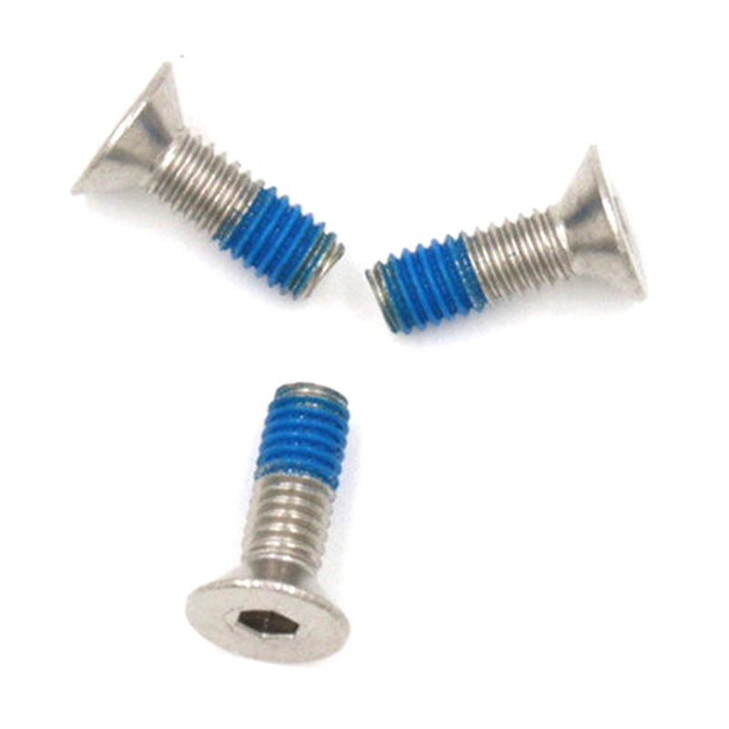 Micro mini viti a testa svasata di vendita calda con toppa in nylon Micro mini viti a testa svasata di vendita calda con toppa in nylon