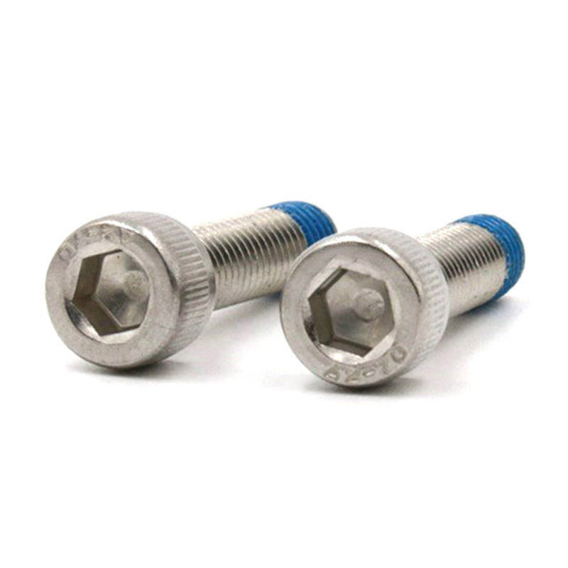 Vite a testa cava esagonale 18-8 in acciaio inox con toppa in nylon Vite a testa cava esagonale 18-8 in acciaio inox con toppa in nylon