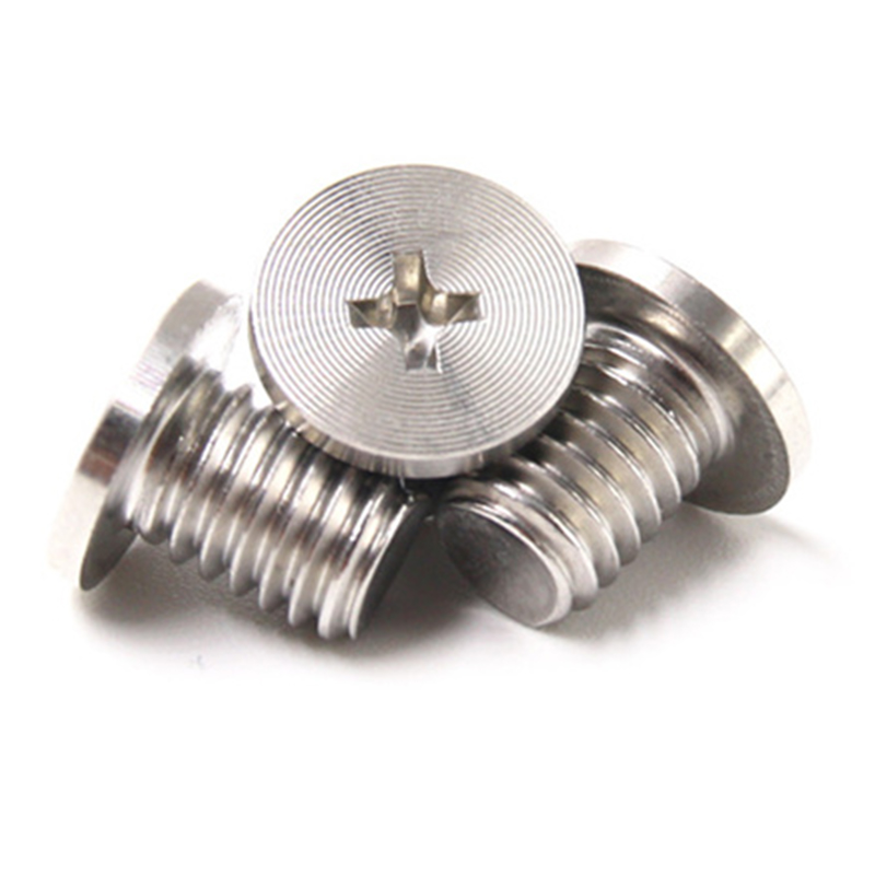 Vite modello CD in acciaio inossidabile 304 a testa piatta sottile CNC