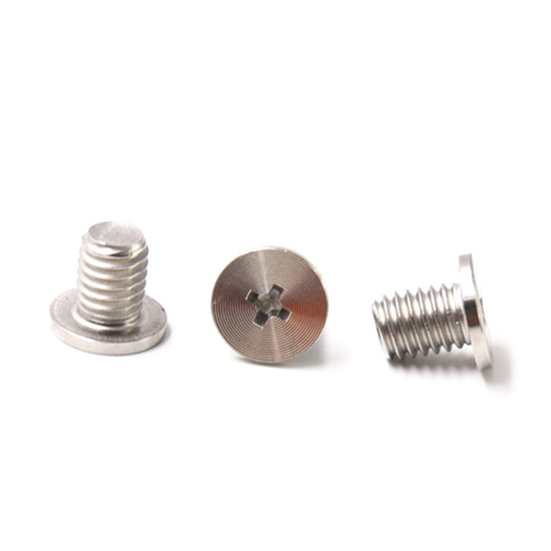 Vite modello CD in acciaio inossidabile 304 a testa piatta sottile CNC Vite modello CD in acciaio inossidabile 304 a testa piatta sottile CNC