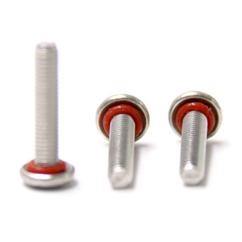 Viti di tenuta della macchina con scanalatura dell'anello o m3 in acciaio inossidabile a testa cilindrica Viti di tenuta della macchina con scanalatura dell'anello o m3 in acciaio inossidabile a testa cilindrica