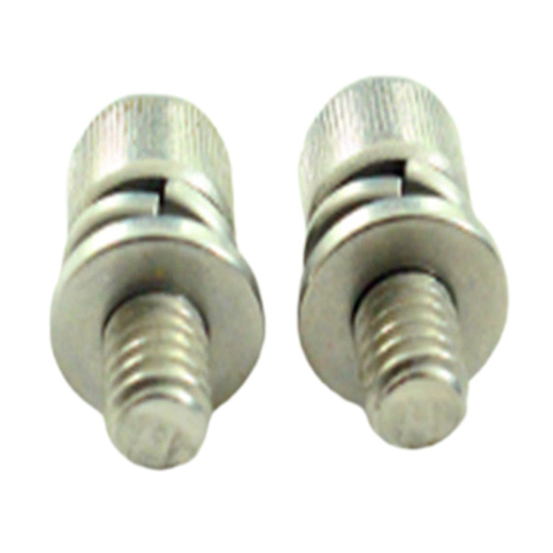 Vite combinata con doppia rondella a esagono incassato in zinco bianco blu Vite combinata con doppia rondella a esagono incassato in zinco bianco blu