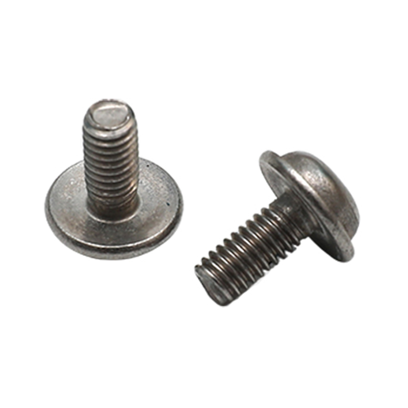 Vite torx t5 con testa a rondella con filettatura macchina m2 in acciaio al carbonio
