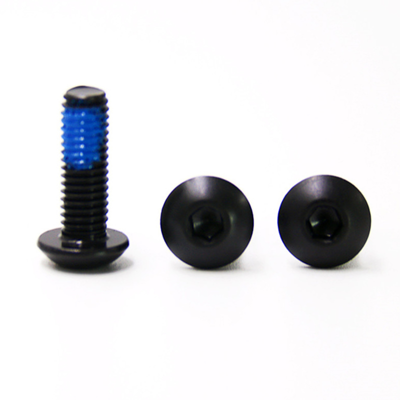 Vite toppa in nylon in acciaio al carbonio con testa a bottone di grado 10,9 m5 Vite toppa in nylon in acciaio al carbonio con testa a bottone di grado 10,9 m5