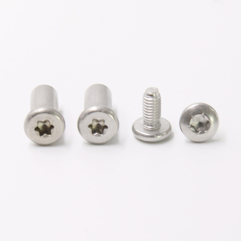 Vite maschio e femmina testa torx m3 in acciaio inox per coltello Vite maschio e femmina testa torx m3 in acciaio inox per coltello
