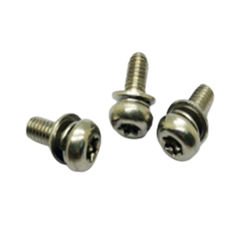 Vite combinata Torx a testa bombata con rondella elastica Vite combinata Torx a testa bombata con rondella elastica