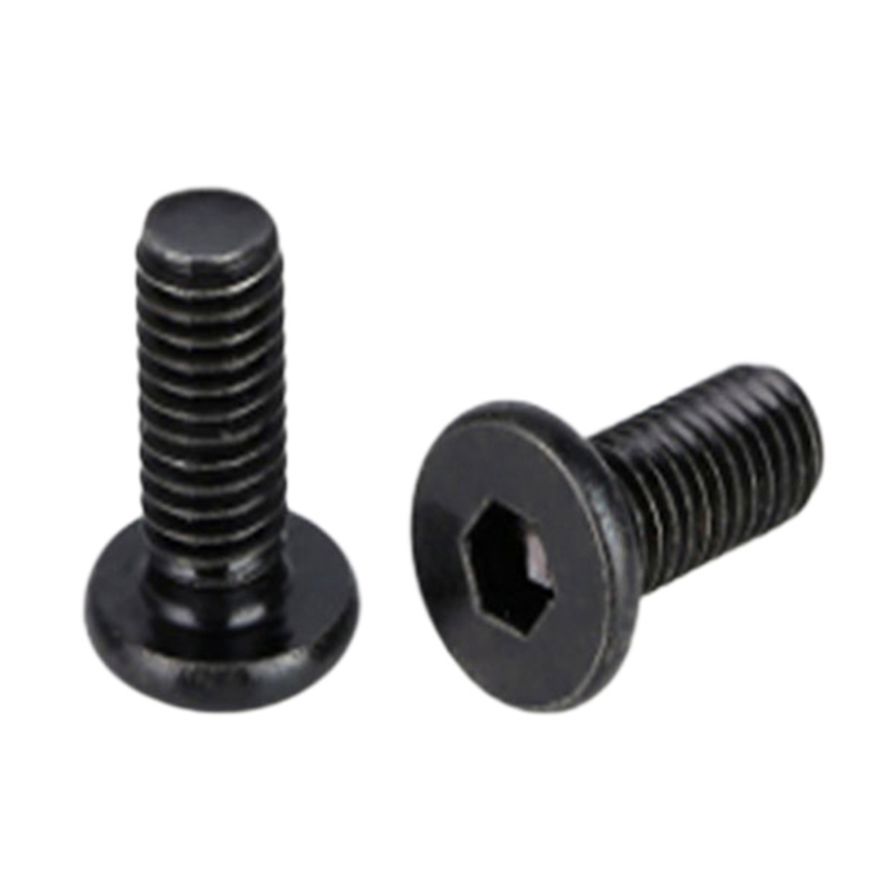 Vite a testa wafer con esagono incassato m4 con rivestimento in zinco nero di vendita calda Vite a testa wafer con esagono incassato m4 con rivestimento in zinco nero di vendita calda