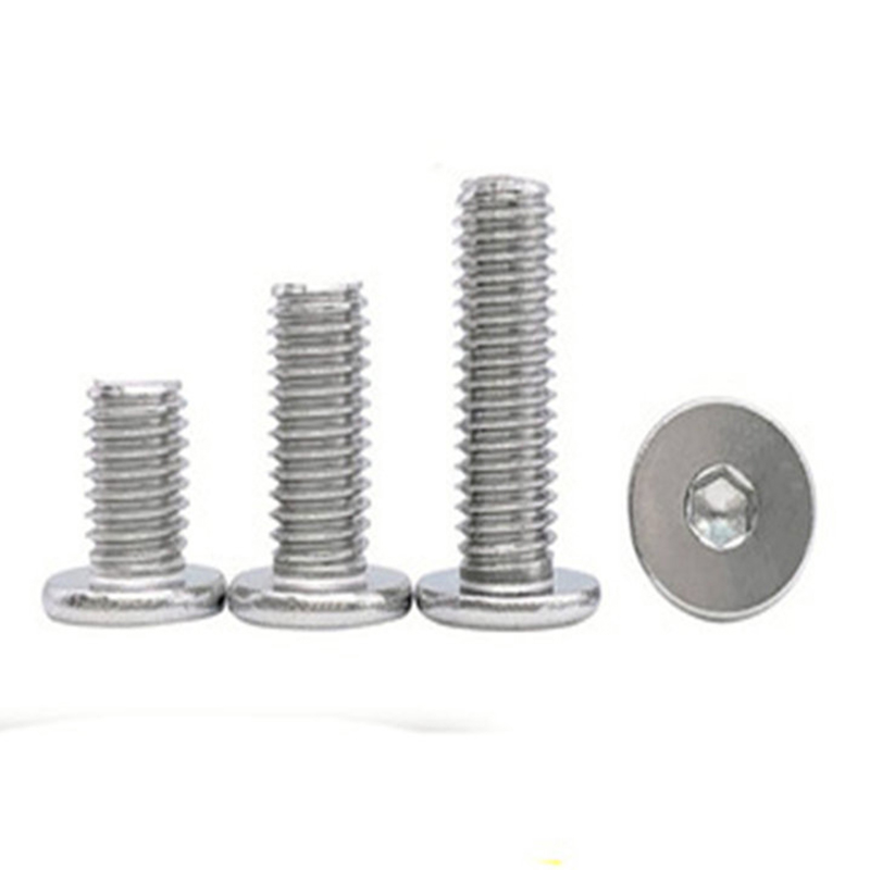Microvite a testa sottile con esagono incassato a profilo ultra basso M2 M3 M4 Microvite a testa sottile con esagono incassato a profilo ultra basso M2 M3 M4