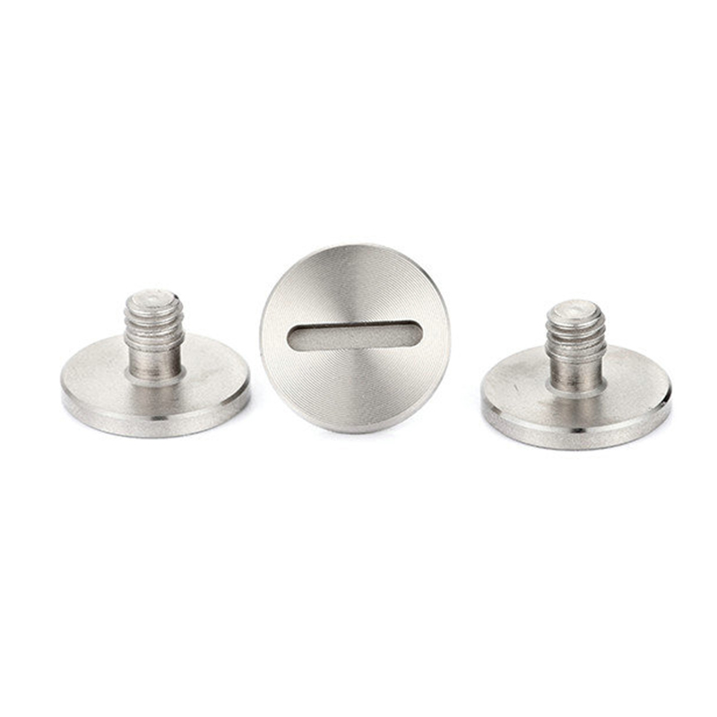 Vite in acciaio inossidabile con intaglio a testa piatta grande modello CD M1.7X2